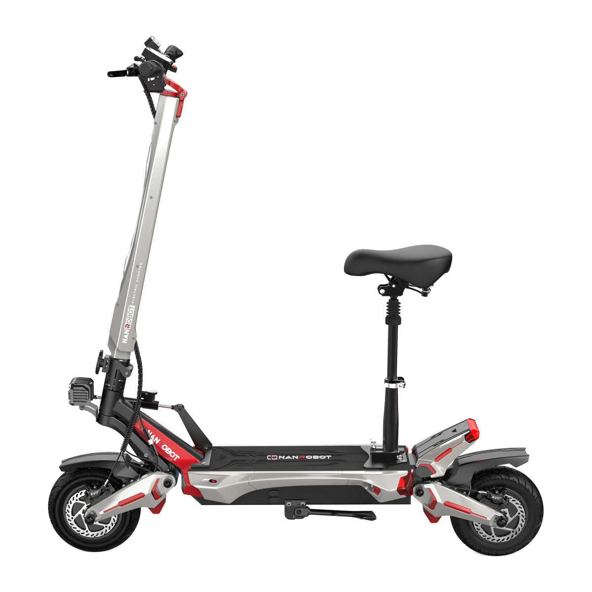 NANROBOT N6 72V Silver Red electric scooter
