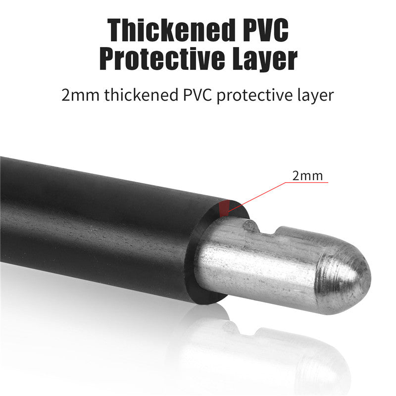 U-lock for bicycles, electric scooters, and motorcycles, '2mm thickened PVC protective layer'.